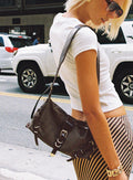 Anatolius Shoulder Bag Washed Brown