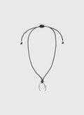 Star Quality Pendant Necklace Black / Silver